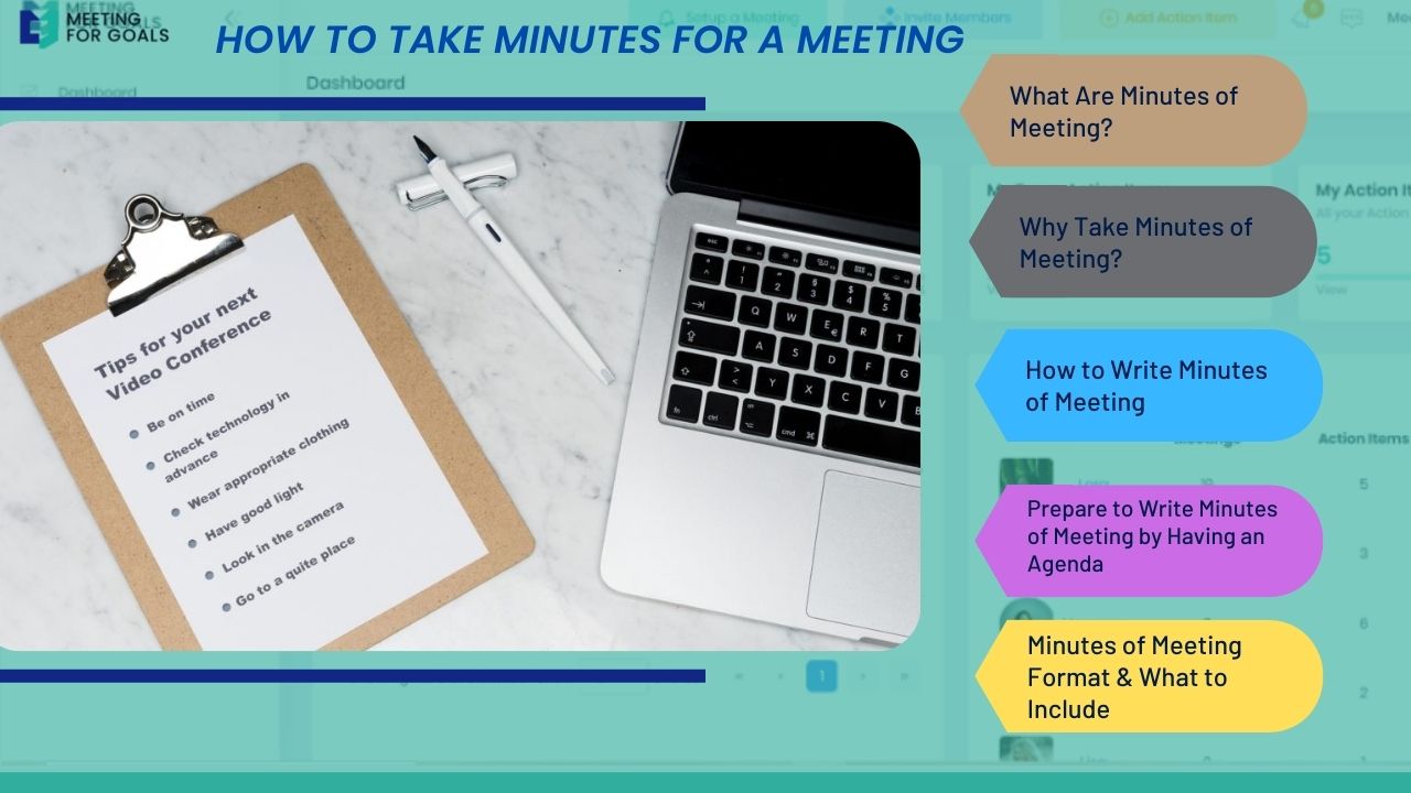 How To Take Minutes For A Meeting