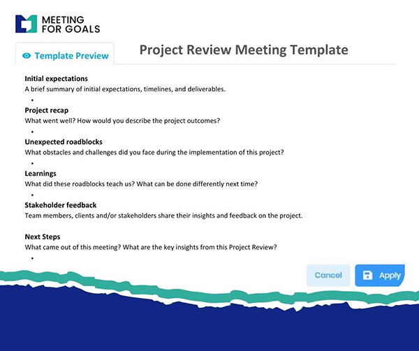 Which Is Not A Type Of Project Review Meeting